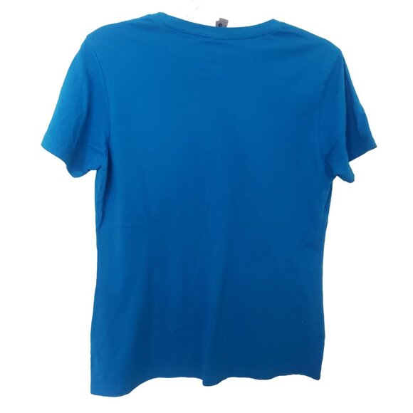 American AF Eagle T-Shirt Youth XL Blue Next Level Cotton Short Sleeve Kids Tee - Picture 2 of 5